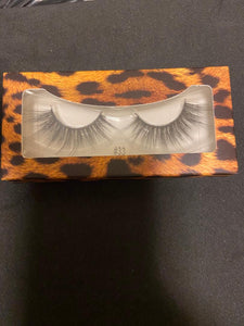 Cheetah Print Box Lashes #33