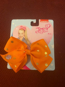 orange jojo siwa bow