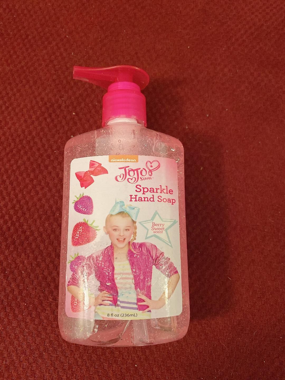 jojo siwa sparkle hand soap