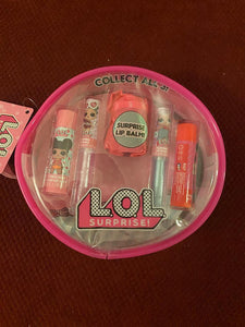 LOL lip gloss and chap stick set