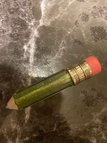 Green Glitter Pencil Lip Gloss