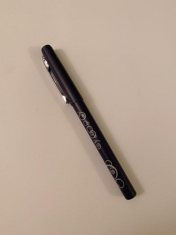 navy blue pen