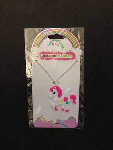 Pink Unicorn Necklace