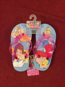 Disney Princess Blue Flip Flops