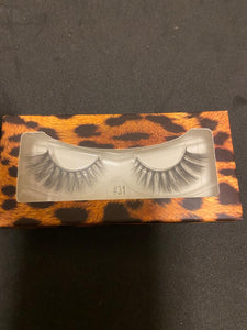 Cheetah Print Box Lashes #31