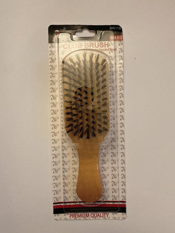 Tan Club Hard Brush