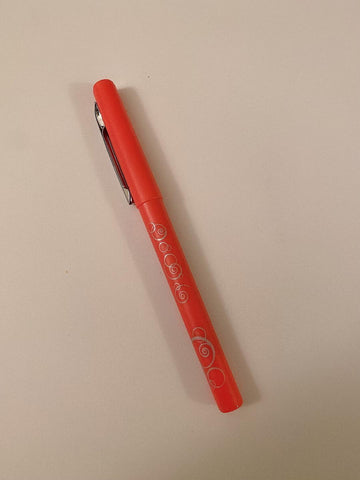 orange pen