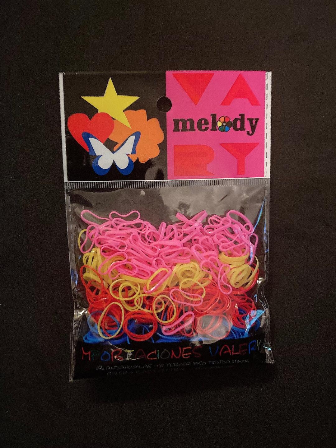 Pink Yellow Red Colorful Rubber bands