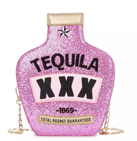 pink tequila bag