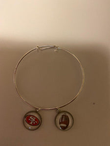 49ers Charm Bracelet