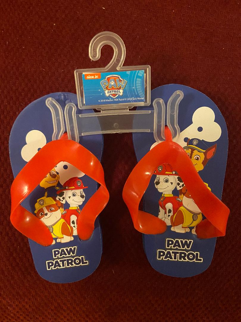 Paw Patrol Blue Flip Flops