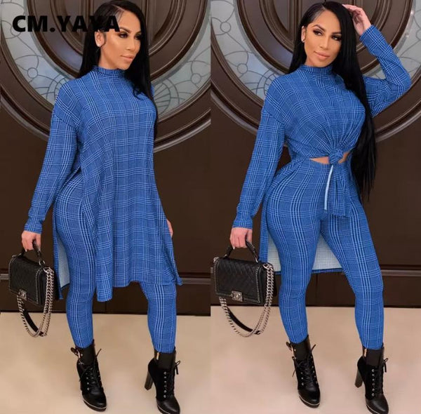 Active Houndstooth 2 piece Tracksuit