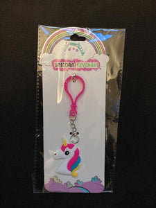 Pink Unicorn Keychain